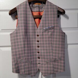Ted Baker London Sample Polyester/Wool Waistcoat Size 4